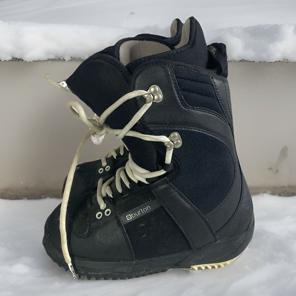 Women's Burton Freestyle Imprint 2 Black Snowboard Boots Size 7 USA 38 European